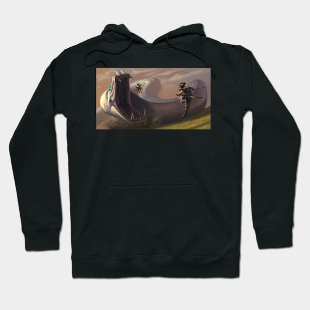 The Serpent's Wrath Hoodie by The Artist 